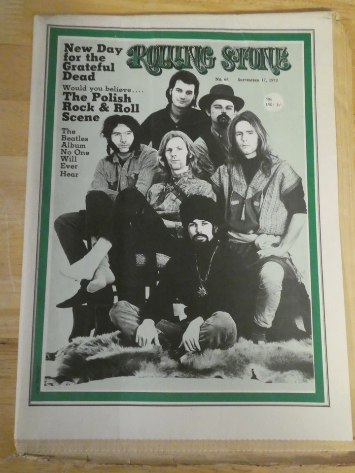 Rolling Stone magazine no 66 Sept  -70 Grateful Dead BEATLES Dan Hicks ELVIS - Image 1 of 4