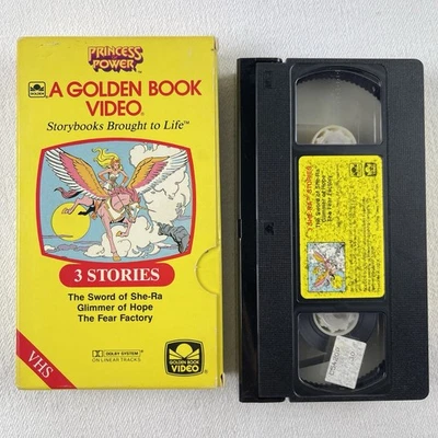 She-Ra Stories The Sword  of She-Ra (VHS, 1985, Full Box) Golden Book Good - Image 1 of 2
