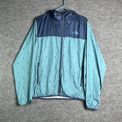 Chaqueta cortavientos The North Face vintage para hombre pequeña ligera cremallera completa con capucha Foto 1 de 4