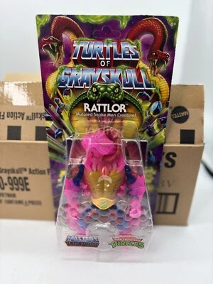 RATTLOR Turtles of Grayskull 爬行动物战争 MOTU TMNT Masters Universe 2024 分钟 — 第 1/4 张图片