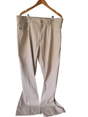Cremieux Classics Chino Khaki Pants Mens Size 40 x 32 Tan Flat Front Pockets - Image 1 of 4