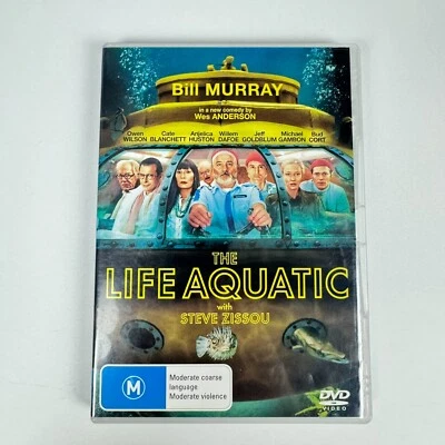 The Life Aquatic (DVD, 2004)  Bill Murray, Owen Wilson, Cate Blanchett Region 4 - Image 1 of 3