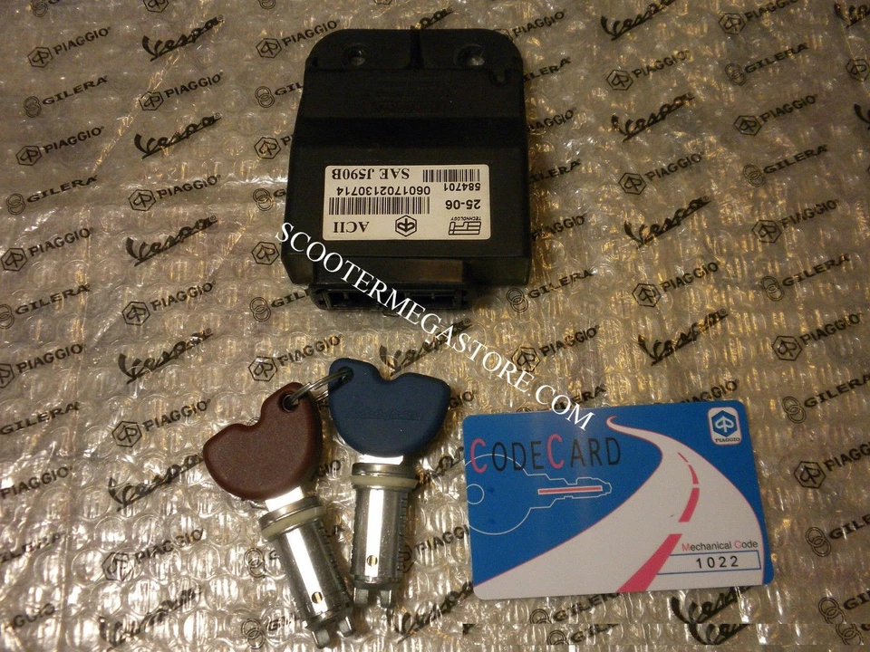 99-09 Piaggio VESPA LX LXV ET4 FLY 150 CDI + JUEGO DE LLAVES 584701 58050R 486954 58050R Foto 1 de 1