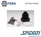 37050 CV JOINT BOOT KIT TRANSMISSION SIDED FRONT LEFT SPIDAN NEW OE REPLACEMENT