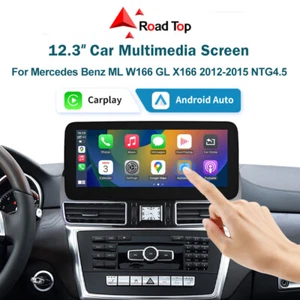 Reequipamiento inalámbrico Carplay Android coche pantalla táctil para Benz ML W166 GL X166 - Imagen 1 de 11