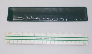 Vintage Pocket Ruler Alvin Architect No. 269P Italy - Picture 1 of 4