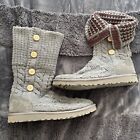 Ugg Cardy Knit Boots Size 8 Sweater Womens