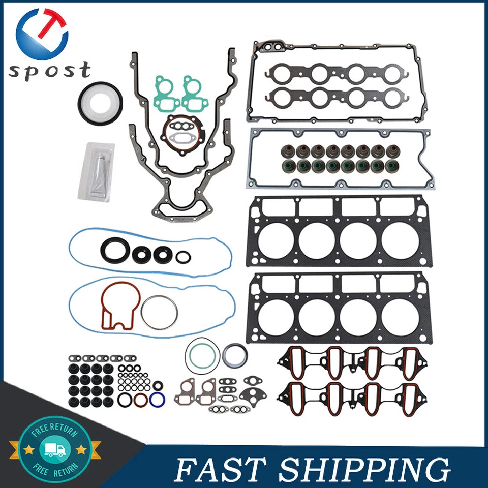 For 2009-2001 Chevrolet Suburban 1500 GMC Yukon 5.3L 4.8L V8 Full Gasket Set - Image 1 of 4