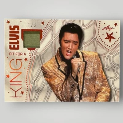 2024 Leaf Metal Icon Collection Fit For A King Red Elvis Presley 1/3 Wardrobe - Image 1 of 2