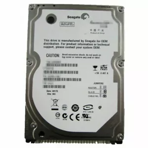 Seagate 160 GB 160GB PATA HDD 2.5" 5400 RPM IDE Laptop Hard Disk Drive - Picture 1 of 3