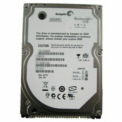 Seagate 160 GB 160GB PATA HDD 2.5"  5400 RPM IDE Laptop Hard Disk Drive - Image 1 of 3