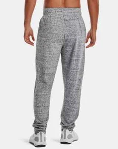 Under Armour Men's UA Rival Terry Joggers Onyx White Size: LARGE Brand New - Picture 1 of 5