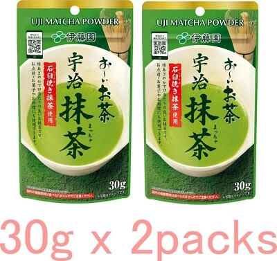 Polvo de té verde Uji Matcha ITO EN “Oi Ocha” 60 g (juego de paquetes de 30 g × 2) Foto 1 de 4