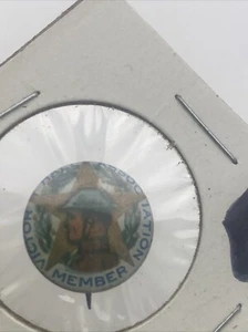 Vintage Victory Hall Association Member Pin Button - Picture 1 of 5