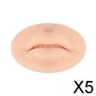 5X Soft 3D Silicone Lip Practice Skin Multipurpose Waterproof Reusable Imitation
