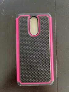 LG Aristo 4+ Plus  Case Hybrid Cover ( Rose) - Photo 1 sur 6
