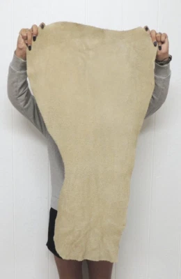 4-6 унций Кожаная шкура ДЫМЧАТОГО БИЗОНА для мокасин Native Western Crafts - Изображение 1 из 2