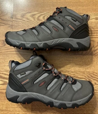 ¡Nuevo! Botas impermeables Keen Koven Mid para hombre imán/ladrillo cocido talla 13 1023000 Foto 1 de 4