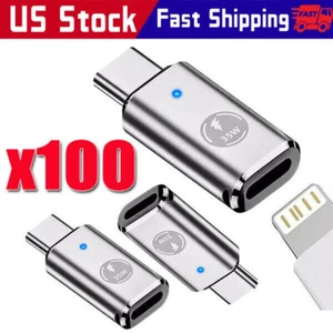 35W USB-C Male to iOS Female Adapter + lanyard For iPhone 16 15 Pro Max Plus lot - Picture 1 of 10