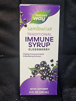 JARABE INMUNE NATURE'S WAY SAMBUCUS CADUCIDAD: 12/26 4 FL OZ Foto 1 de 2