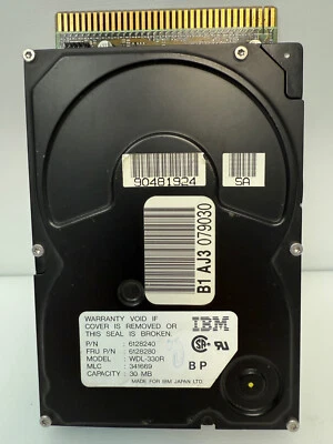 DISCO DURO IBM WDL-330R 6128280 6128240 30 MB *TAL CUAL NO FUNCIONA* Foto 1 de 4