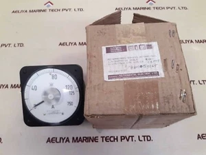 AE M2-AMMETERS-SQ-110 AC AMMETER 0-125/750A CTR 125/1A - Picture 1 of 7