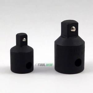 2 pc 3/8" to 1/4" 1/2 inch Drive Socket Adapter Reducer Air Impact Set - Picture 1 of 3