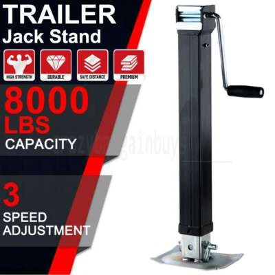 Trailer Canopy Caravan Jack Stand 8000LBS Heavy Duty Stabilizer Leg Jockey Wheel - image 1 of 4