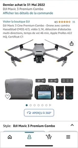 DJI Mavic 3 Cine Premium Combo Drone Caméra (avec Télécommande RC Pro) - Afbeelding 1 van 1