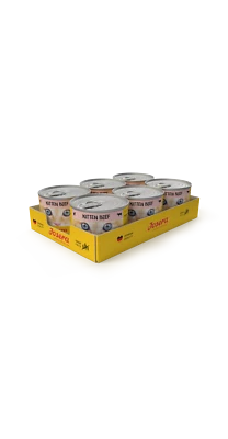 JOSERA Kitten Beef Nassfutter (6 x 200 g) | mit Rind, Lachsöl & ohne Getreide - Bild 1 von 2