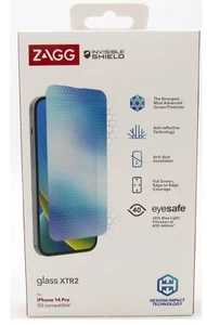ZAGG InvisibleShield XTR2 Protection d'écran pour Apple iPhone 14 Pro 6.1" Neuf - Photo 1 sur 2