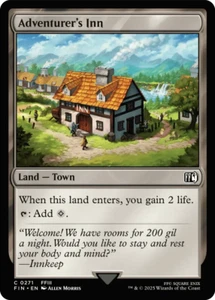 Carte MTG 0271 Adventurer's Inn FFIII FIN Final Fantasy ENVOI MAINTENANT - Photo 1/1
