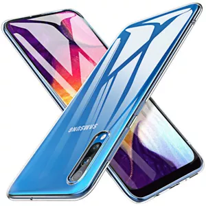 For Samsung A50 A32 A16 A35 A56 Ultra thin Clear Case Soft Silicone Phone Cover - Picture 1 of 11