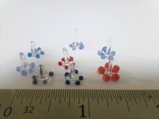 10X Daisy Flower Style Pyrex Glass Screens Filter Hand Made 8-10mm Avg(10pc lot)