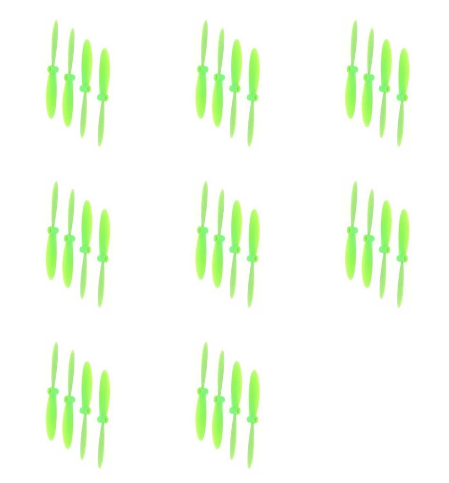 Hubsan X4 H107D Green Propeller Blades Props Rotor Set 55mm 8 Pack - Image 1 of 3