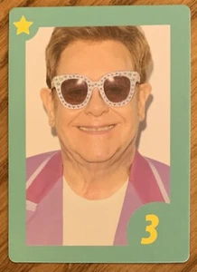 ELTON JOHN, SUPER RARE ! PALADONE "GREEN" COLLECTOR'S CARD # 3, MINT ! LEGEND ! - Picture 1 of 1