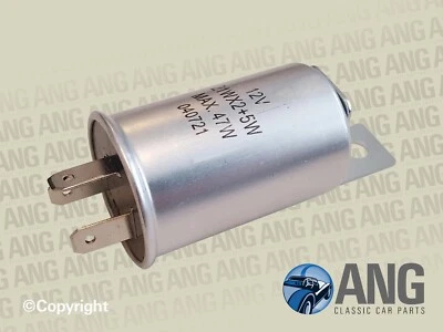 WOLSELEY 1500 '57-'65 INDICATORS FLASHER UNIT 12v/42w (SPADE FITTING) GFU2101 - Image 1 of 2