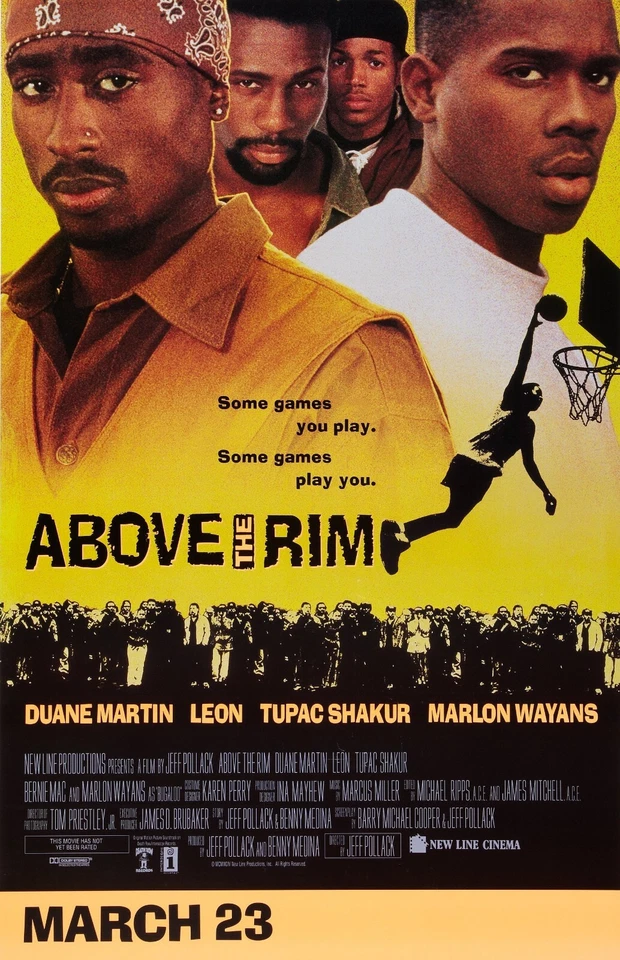 Above The Rim movie poster (b) - 11" x 17" - Tupac Shakur