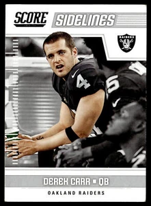 2018 Score Derek Carr #7 Sidelines Oakland Raiders - Picture 1 of 2