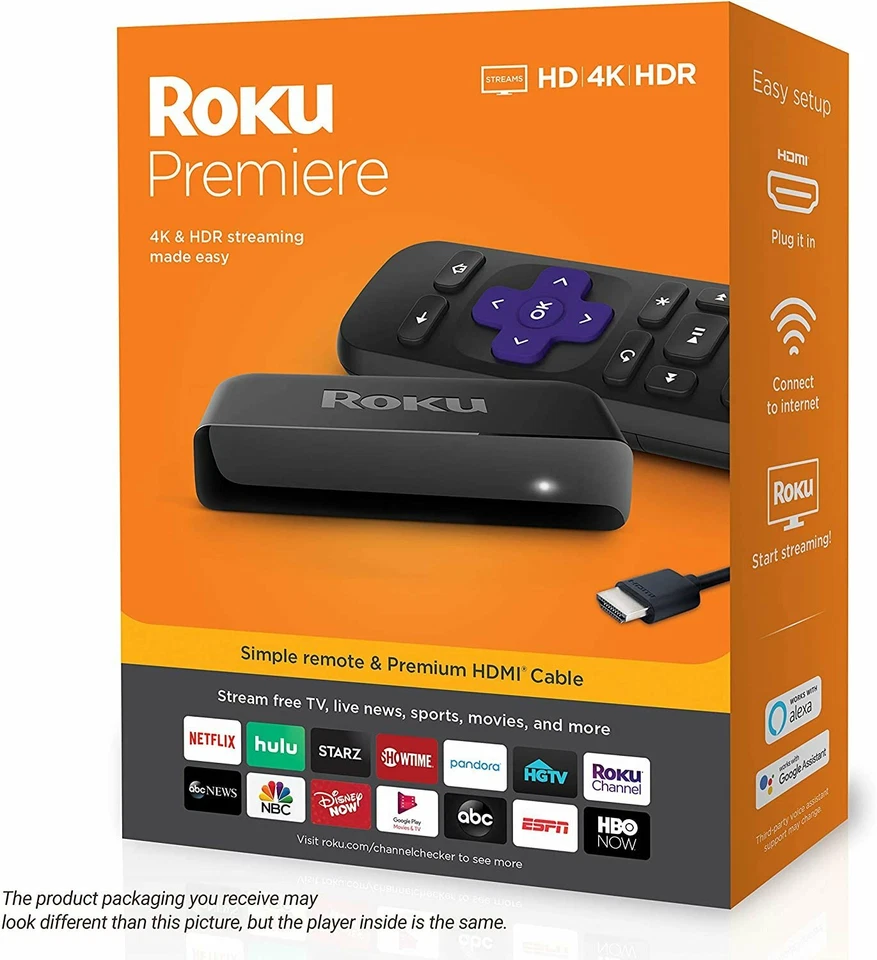 Roku Premiere Media Streamer - 3920R (Black)