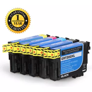 5PK T200XL 200XL Ink Cartridge Compatible for Epson XP200 XP300 XP310 WF2540 - Picture 1 of 7