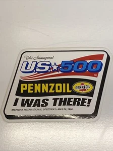 1996 U.S. 500 CART INDY CAR STICKER INDIANAPOLIS 500 MICHIGAN SPEEDWAY PENZOIL - Picture 1 of 2