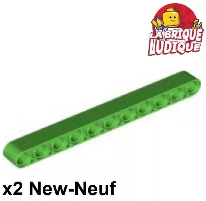 Lego Technic 2x barre poutre Liftarm 1x11 thick épais vert clair/bgt green 32525 - Photo 1/1