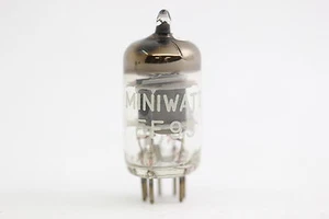 EF95 TUBE. MINIWATT BRAND TUBE. MITCHAM FACTORY. BLACK PLATES. RCH11V2F280415. - Picture 1 of 1