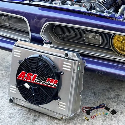 3 Row Radiator Shroud Fan For 1969-1974 Dodge Coronet Charger Challenger V8 GAS - Изображение 1 из 4