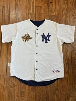 Camiseta reversible vintage de los Yankees de Nueva York de la Serie Mundial 1996 Don Mattingly MLB Foto 1 de 4