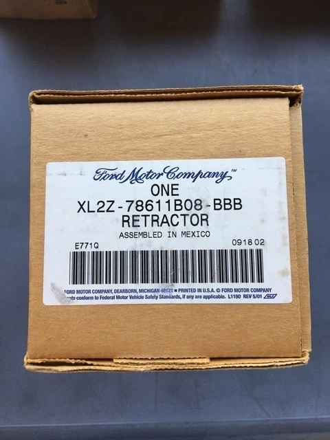 OEM NUEVO 1999-2001 FORD EXPLORER CONJUNTO CINTURÓN SEGURIDAD DELANTERO DERECHO XL2Z 78611B08 BBB Foto 1 de 1