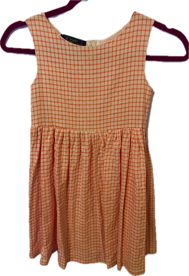 Vestido floral vintage años 50 guinga para niñas pequeñas  Foto 1 de 1