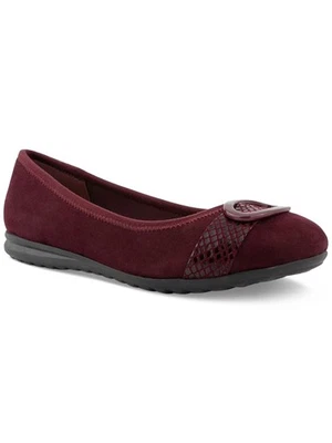 KAREN SCOTT Womens Burgundy Tashelle Round Toe Slip On Flats Shoes 6.5 M - Image 1 of 2