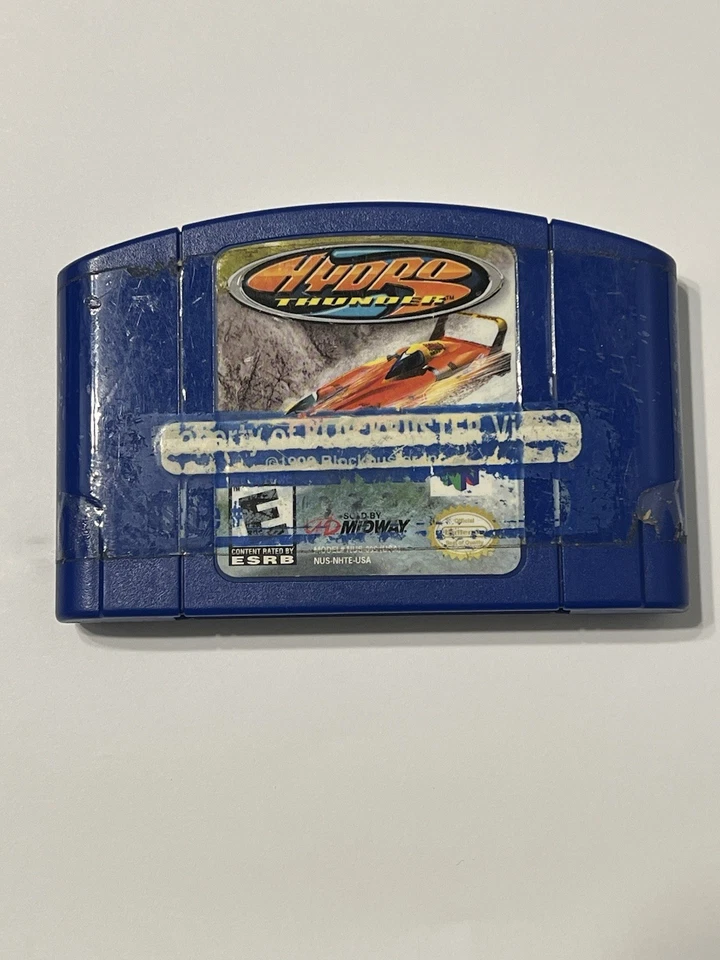 Hydro Thunder (Nintendo 64 N64) Blue Cart Only Tested & Working - Image 1 of 3